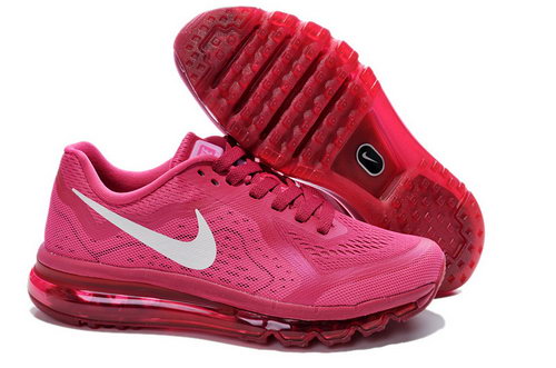 Nike Nike Air Max 2014 Womens Dark Pink White Shoes Hong Kong